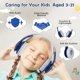 thumbnail image 4 of Auriculares inalámbricos para niños Candy Bila CB01 con micrófono azul marino, 4 of 7