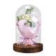 thumbnail image 5 of Ilumina La Rosa En La Cúpula De Cristal Luz LED Flor Artificial Para Mujeres Regalo De Mamá, 5 of 5