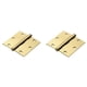 thumbnail image 2 of Pack 2 Bisagra Para Puertas 3x3 Acero Bronceada DMC, 2 of 6