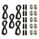 thumbnail image 5 of cable de cuerda de salto de repuesto cuerda de ajuste del cable de velocidad tornillos tapa lateral negro, 5 of 6