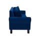 thumbnail image 4 of Sofa Lua 3c + 2 Pouf Felpa 20 Azul Marino, 4 of 5