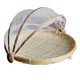 thumbnail image 4 of Carpa De Bambú Cesta Sirviendo Comida Picnic Al Aire Libre Pop Up Mesh Net Cover S Redondo, 4 of 5