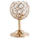 thumbnail image 3 of Diamante Crystal Tea Light Candelabro Ocasión De Boda Hogar 14cm Dorado, 3 of 5