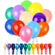 thumbnail image 1 of Globos de látex RUBFAC 120 colores surtidos arcoíris 30 cm, 1 of 6