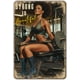 thumbnail image 1 of Letrero sala gimnasio terapia fitness vintage metal estaño hierro pintura decoración pared hogar club cueva hombre 30x20 cm, 1 of 6