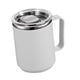 thumbnail image 2 of Taza De Café Portátil De Fácil Limpieza Taza De Café Sellada Para Acampar Deportes De Playa Blanco, 2 of 3