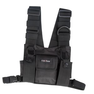 Bothyi - Arnés De Pecho Para Radio Rig Holster Pack Universal Para Acampar, Pescar, Viajar, Estilo A