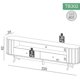 thumbnail image 4 of Rack Tb302 60 Pulgadas Castaño, 4 of 4