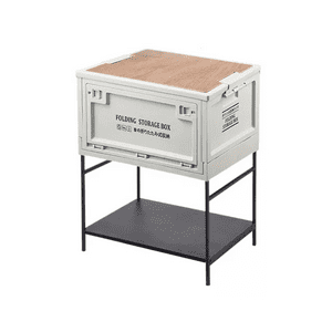 Genérico - Mesa Camping Plegable Metálico Altura Ajustable 120 Amarillo