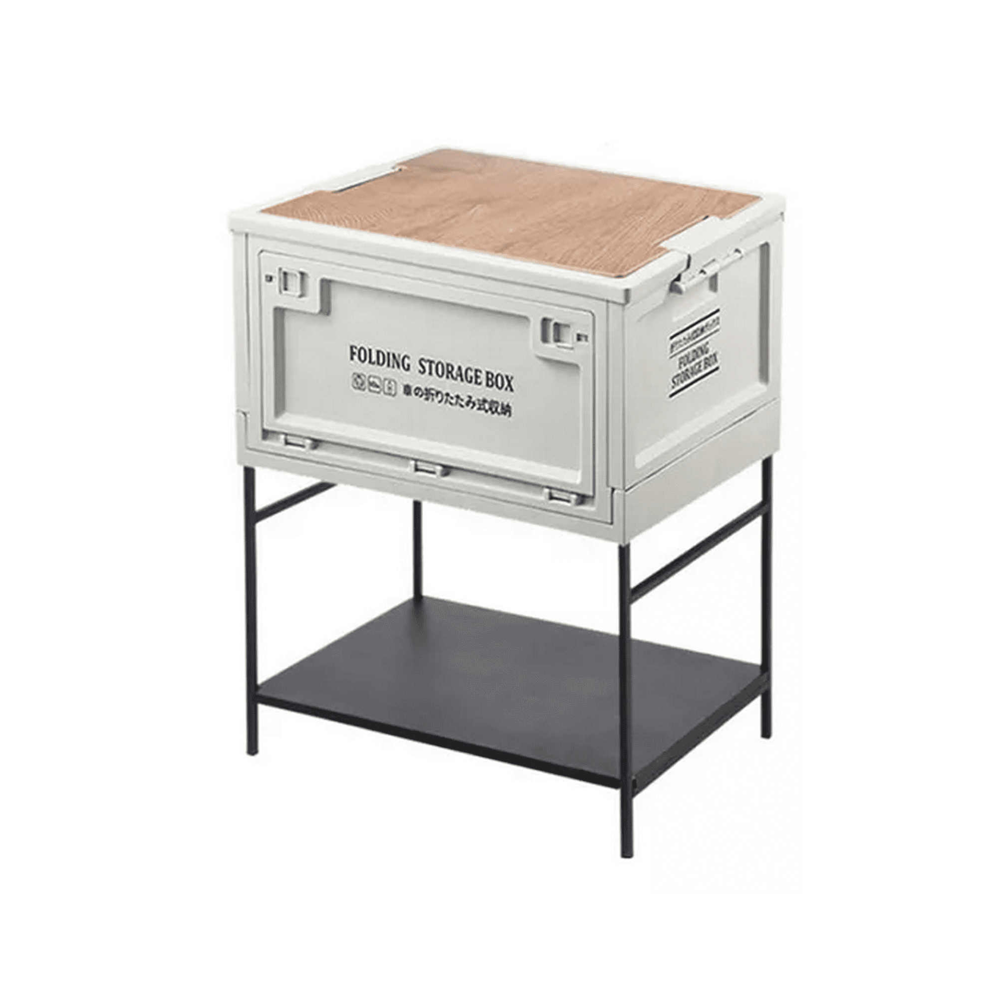 Genérico - Mesa Camping Plegable Metálico Altura Ajustable 120 Amarillo