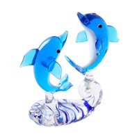 Bothyi - Delfín Decoración Estatua Habitación Estatuilla Mar Ornamento Delfín Adornos D