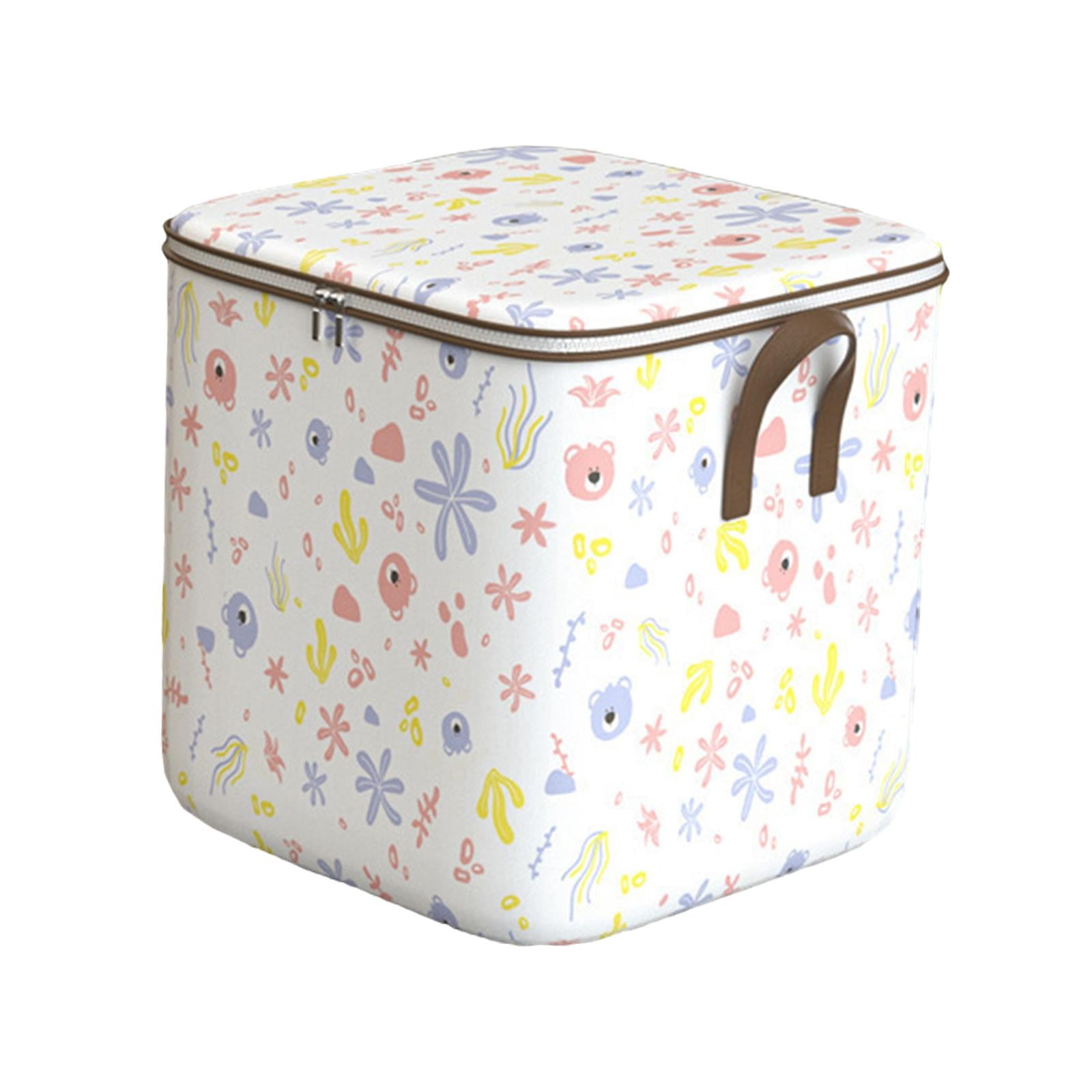 Bothyi - Bolsa De Almacenamiento De Ropa Con Tapa, Edredón Con Cremallera, Organizador De Guardarropa De Viaje, 100l