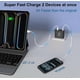 thumbnail image 4 of Cargador USB RUMIXI 90W 6 puertos USB‑C PD GaN negro, 4 of 8