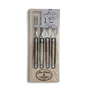 Laguiole Jean Dubost - Set 4 Tenedores Cocktail Mineral