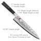 thumbnail image 5 of Cuchillo de Chef MIYABI 24 cm SG2 Damasco, 5 of 7