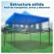 thumbnail image 3 of Toldo plegable impermeable Resistente Estructura de Acero 3x3, 3 of 6