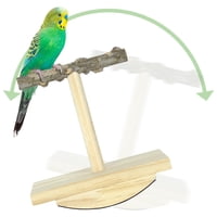 Xusx111 - Bird Perch Entrenamiento Parakeet Juguetes Cockatiel Perches Interactivo, Parquet Enriquecimiento Juguete Para Parakeet, Cockatiel,