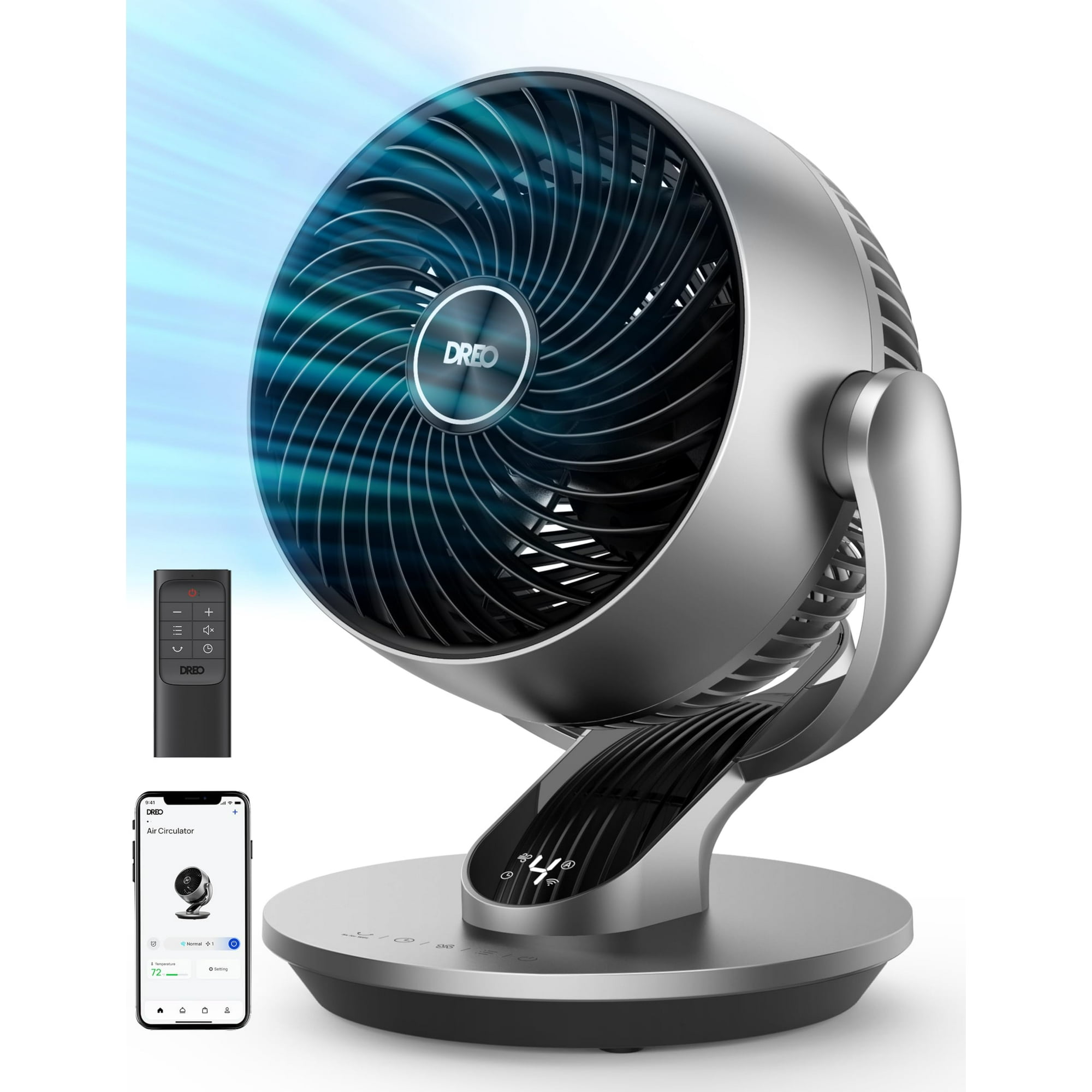 Ventilador Circulador De Aire Dreo Smart Para Toda La Habitación De 70 Pies Con Control Por Voz