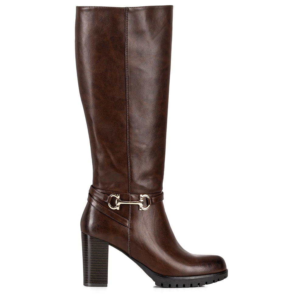 Bota Marron Casual Mujer Weide Qbm01