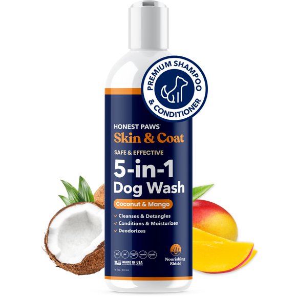 Champú y acondicionador para perros Honest Paws All Natural 480 ml