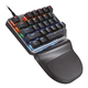 thumbnail image 2 of Teclado gamer Nibio One una mano mecánico rgb negro, 2 of 3
