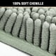thumbnail image 1 of 1pc Ultra Soft Microfiber Chenille Bath Rug - Washable, Dry Fast, Water Absorbent - Perfect for Bathroom and Bedroom Area Rugs, 1 of 4