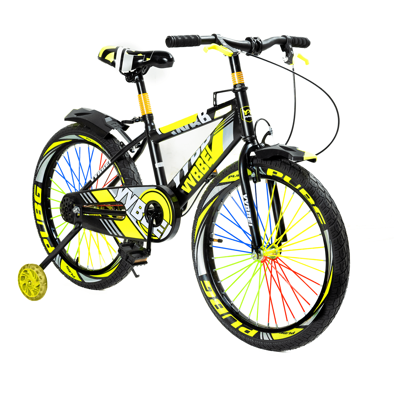 Mundo Online - Bicicleta Niño Infantil Montain Bike Mtb Con Ruedas Aro 12 Amarillo