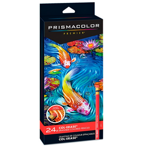 Set 24 Lápices De Color Borrables Prismacolor Col-Erase