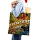 thumbnail image 4 of Go Diego Go Bolso de tela con estampado de lienzo para mujer, bolsa de compras reutilizable y estética, con cremallera interior, regalo para mujer, 35 × 40 cm., 4 of 6