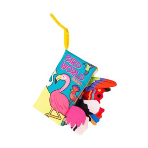Bothyi - Libro De Juguetes Para Bebés, Libro De Tela Arrugada, Libro Montessori Para Niños Pequeños, Pájaros