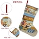 thumbnail image 5 of Temporada de Caza Llamada de la Naturaleza Tema: Calcetines de Navidad, fino lino blanco para colgar en escaleras y chimenea, decoración navideña para el hogar, regalo de Navidad.54cm×38cm, 5 of 5