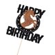 thumbnail image 3 of Decoración para tartas, diseño de fiesta de feliz cumpleaños, diseño de vaquero con forma de crsenin, 3 of 8