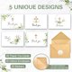 thumbnail image 3 of Tarjetas de agradecimiento HiABNRT 25 unidades 10 × 15 cm, en blanco, 3 of 6