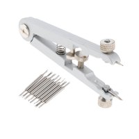 Magideal - Juego De Herramientas De Alicates De Barra De Resorte De Reloj, Herramienta De Extracción De Correa, Reparación De Alta Resistencia Con Puntas, Juego Plata