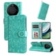thumbnail image 1 of Funda tipo cartera FOXDOCK para Huawei Mate 60 Pro , diseño girasol en relieve, cuero PU, cierre magnético, soporte y tarjetero, 1 of 5