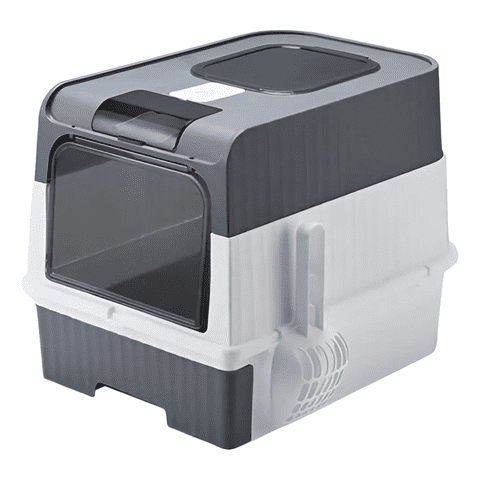 Genérico - Arenero Grande Para Gatos - Con Bandeja Sanitaria Xl Gatos