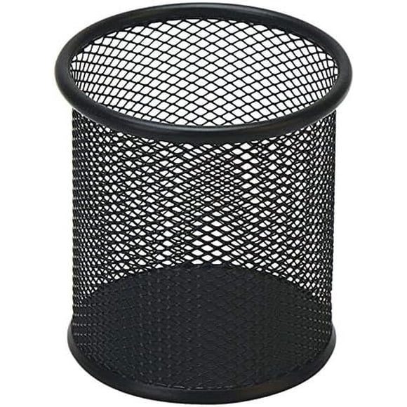 HSYMQ Black Pen Holder Cup for Desk, Pencil Cup Holder, Black
