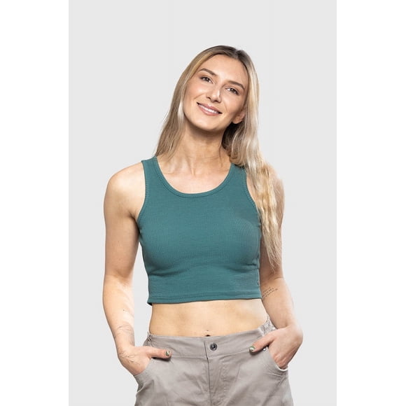 Crop Top All Day Verde Mujer Falcone