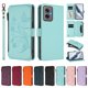 thumbnail image 3 of Funda Cartera Mariposa para [Motorola Moto G55 5G] con Soporte y Cremallera Verde menta, 3 of 6