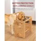 thumbnail image 4 of Tazones Elevados para Perro Vantic Ajustable Mediano Natural, 4 of 6