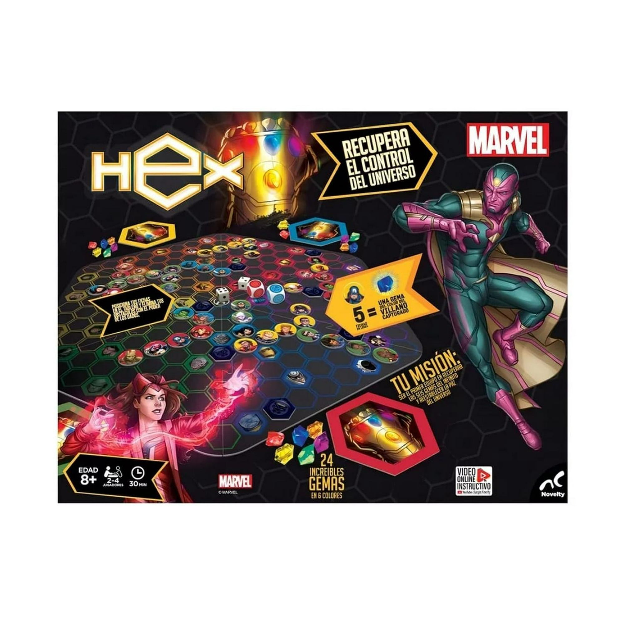 Infantoys - Juego De Mesa Marvel Hex