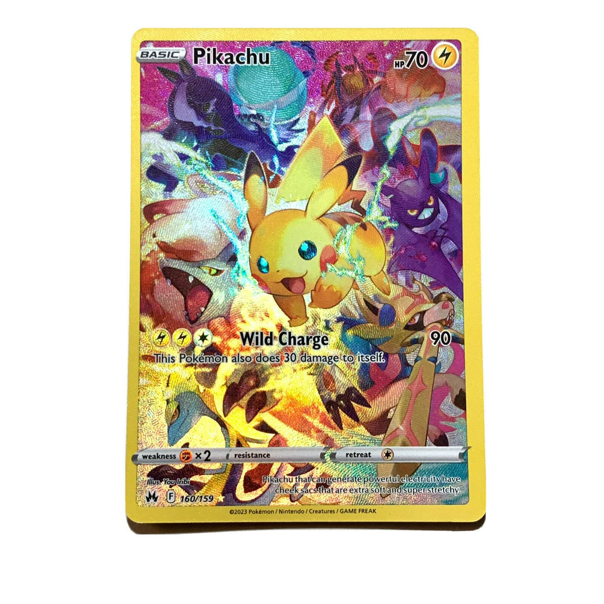 Carta Pokémon Pikachu 160/159 Crown Zenith Secret Rare