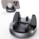 thumbnail image 1 of Soporte de teléfono ajustable para coche - Soporte para salpicadero, agarre de silicona antideslizante, giratorio 360°, inclinación vertical 30°, ajuste universal para smartphones, negro-Plata, 1 of 6