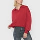 thumbnail image 3 of Sweater Mujer Cuello Polo Bicolor Rojo Corona, 3 of 5