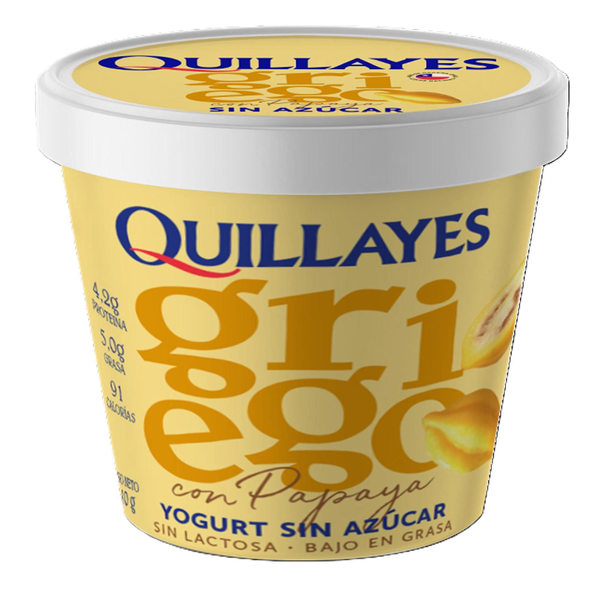 Yoghurt Griego Con Papayas 800 ml Surlat