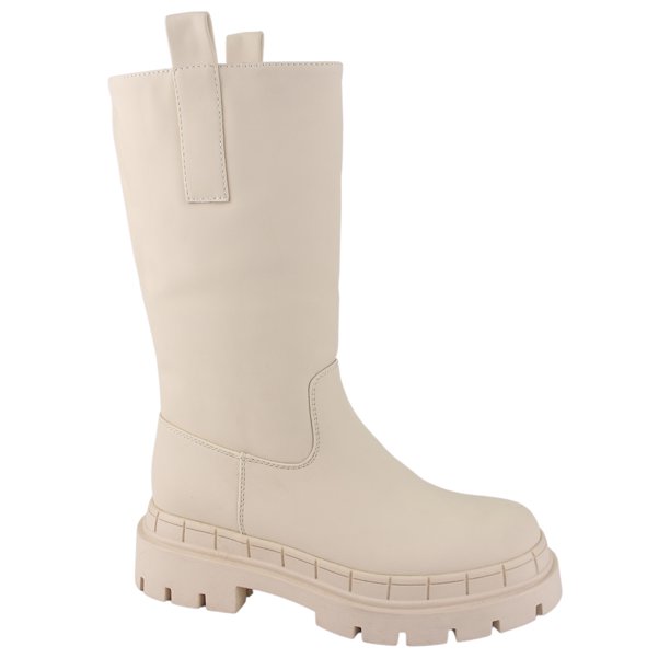 Bota Chalada Mujer Gummy-1 Beige Moda