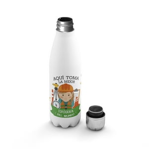 Creango - Botella Agua Termica Aqui Toma La Mejor Topografa De Acero Inoxidable