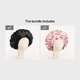 thumbnail image 1 of Sleep Comfortably with Our Adjustable Silk & Satin Hair Bonnet - Perfect for Men & Women!, 1 of 5