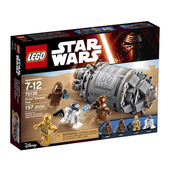 Toy LEGO Star Wars Droid Escape Pod 75136 con 3 minifiguras