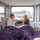 thumbnail image 4 of Manta Sherpa Utopia, cama king size, color ciruela, 229 x 259 cm, 4 of 7